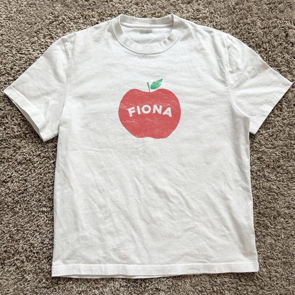 White Fiona Apple Tee